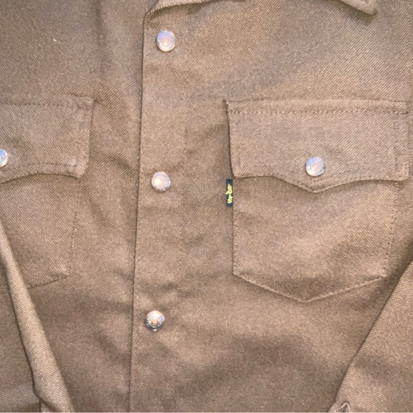 Levi's Vintage Large Brown Made in USA Gold Tab 70s Trucker Jacket 60517-4427 - Picture 4 of 7